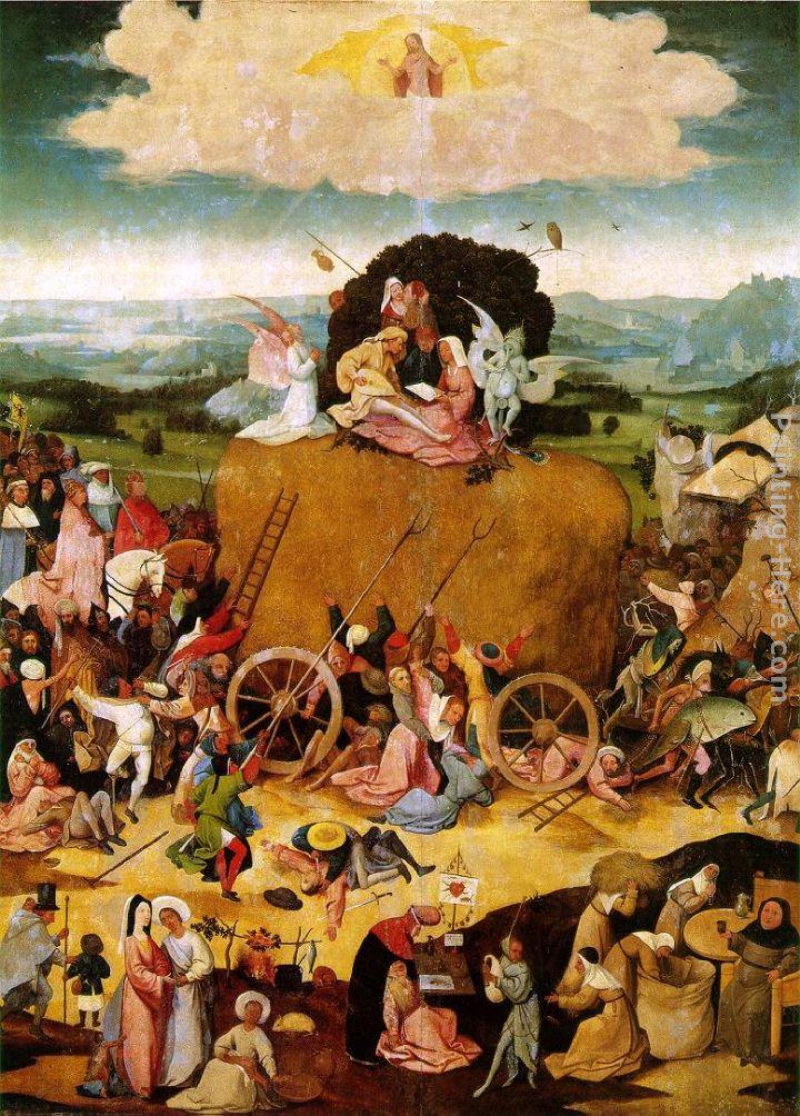Hieronymus Bosch Haywain, central panel of the triptych